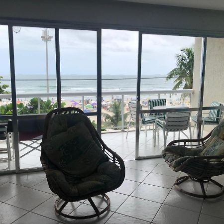 Apto Enorme Pe Na Areia, Vista Linda C/ Academia E Sauna Guarujá Exteriör bild