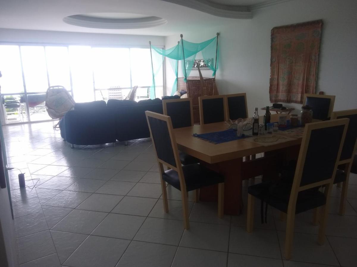 Apto Enorme Pe Na Areia, Vista Linda C/ Academia E Sauna Guarujá Exteriör bild